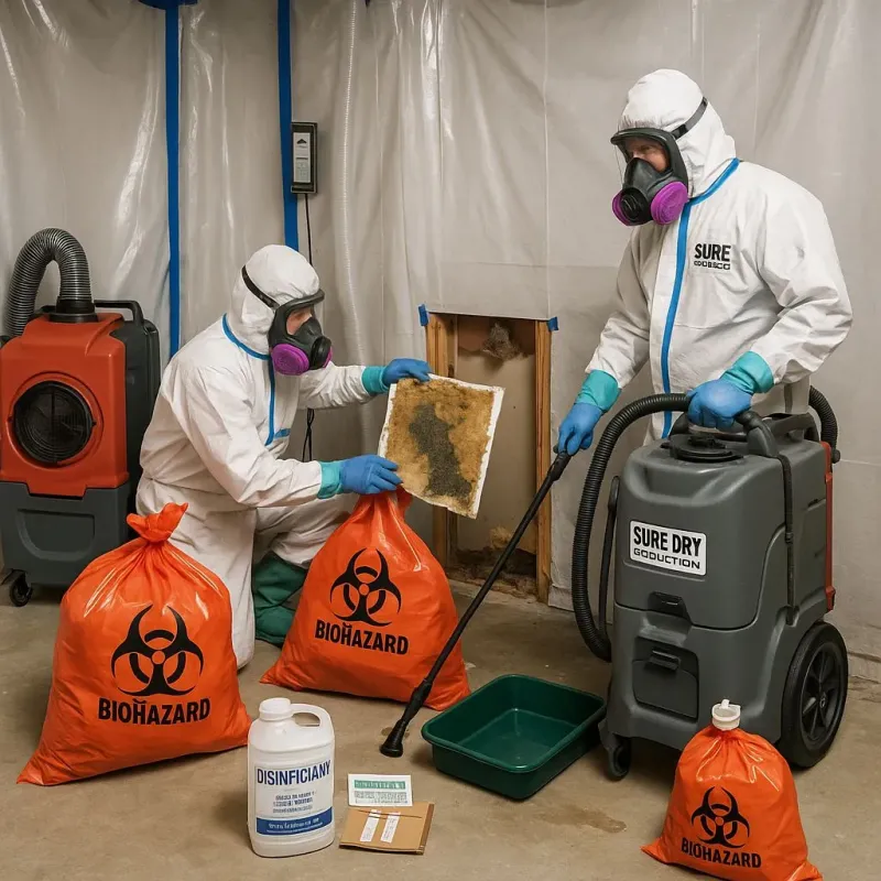 Contaminated Water Handling Protocols process in Rittman, OH